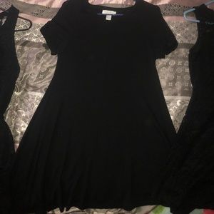 Black simple dress